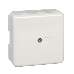 schneider electric Kopplingsdosa utanpåliggande u56 vit 5p skruvpl
