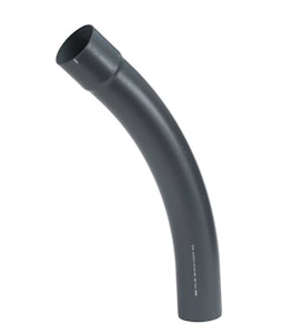 uponor infra 110mm 30gr kabelbeskyttelse bend r2000 svart pvc