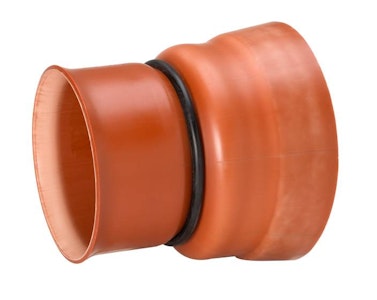uponor infra 315/300mm spillvann pvc krympmuffe btng, spiss