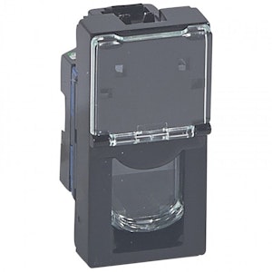 legrand Mosaic sidepesa 1-ne rj45 cat6 utp 1m must