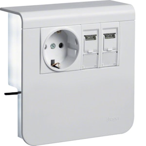 hager Listapistorasia tehalit.sl sl20080 pr+2xrj45 cat6a lva