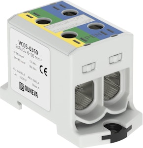 ouneva Hargnemisklemm 2 x al/cu 6-95 pen