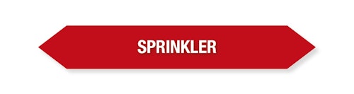 Kleebis sprinkler 16tk