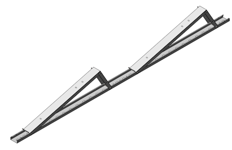 orima Pv lamekatuse kinnitusalus alfa 2.1 15° 2-ne 3,2m