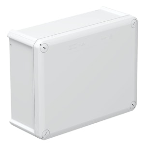 obo bettermann Boks ip66 m/glattvegg t250-grå 240x190x95