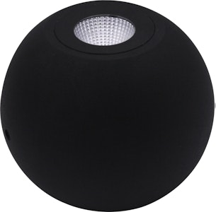 unilamp Armatur golf 2x3w, sort 2x3w,260 lumen