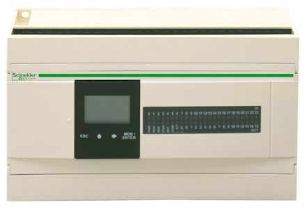 schneider Twido 24vdc 24i/16u r/tr,sk twdlcda40drf