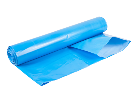 npa plast X3m-säck 160l blå/vit70my x3m säck 480/350x1300mm 70my