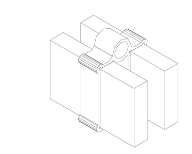 eaton Cu-mellomlegg 40mm 30x10 220c2010 cu-mellomlegg 40