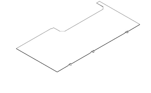 eaton Avskærmingsplate vannrett 4x2m 220a9402 avskærmingsplate