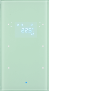 hager Ts 2 k glass hvit m termostat 75642030 hager systemer as