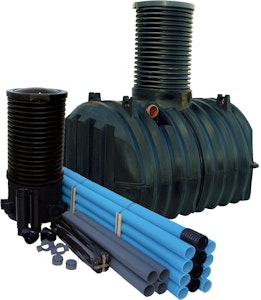 pipelife Slamavskiljare septic 2m3 med infiltrationspaket kompakt