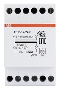 abb Suojajännitemuuntaja abb 230/12-24vac selv 10va