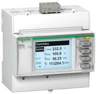 schneider electric Kombinationsinstrument pm3250, din m. modbus