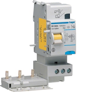 hager Vikavirtalohko hager bd363n 3x63a 30ma a-tyyppi