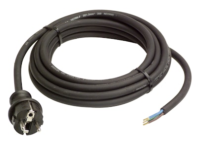 opal Kummikaabel pistikuga h05rn-f 3x1 2m