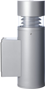 unilamp Newton rund vegg 13w 3k grafit 3105820 unilamp