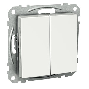 schneider electric Strömställare exxact kron skruv vit