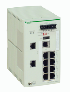 schneider Switch 8 10/100tx, 2 1000sfp tcsesm103f2lg0