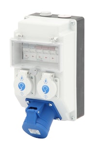 el-bjørn Kombiboks-veggs.32a 230v 00102 1570720 el-bjørn as