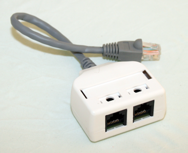 lanse 3-play Splittledd rj45 2xtele parallel lanse