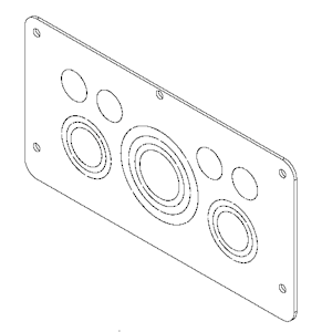 eaton Stålflens for s/sf/sp skap glp2-40sk