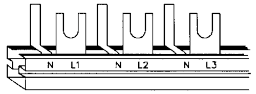 eaton Samlesk.3-fas+n 1-pol+n 1000mm z-gsv-16/3p+3n