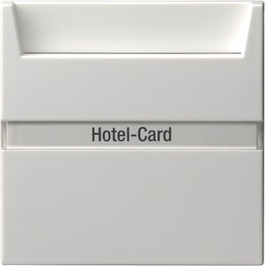 micro matic Bryter-hotelkort renhvit 55 gira