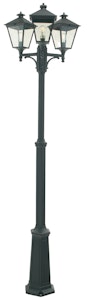 norlys London 483 sort stolpelampe / utelampe