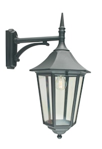 norlys Modena 381 sort vegglampe / utelampe