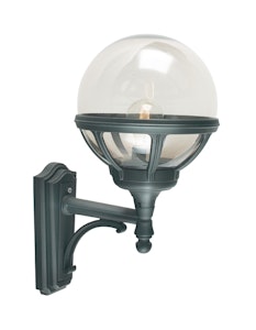 norlys Bologna 360 sort vegglampe / utelampe