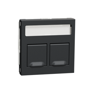schneider electric Kanavadatarasia unica system+ ol45 2xrj45 actassi suora antr