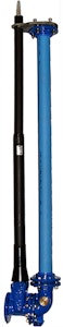 ulefos Brandpost h=2100-1400 vatek dn80 flänsad