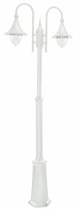 norlys Firenze 820 hvit stolpelampe / utelampe
