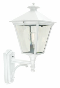 norlys London 480 hvit vegglampe / utelampe