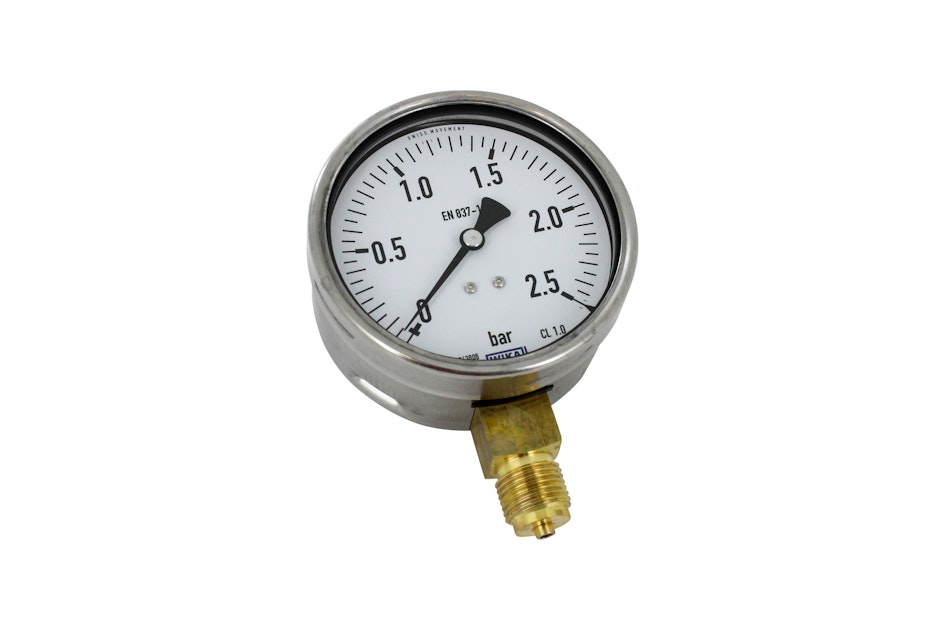 WIKA PRESS. GAUGE WIKA 212.20 100 0-2,5B A1/2 9061541 | Pressure Gauges ...