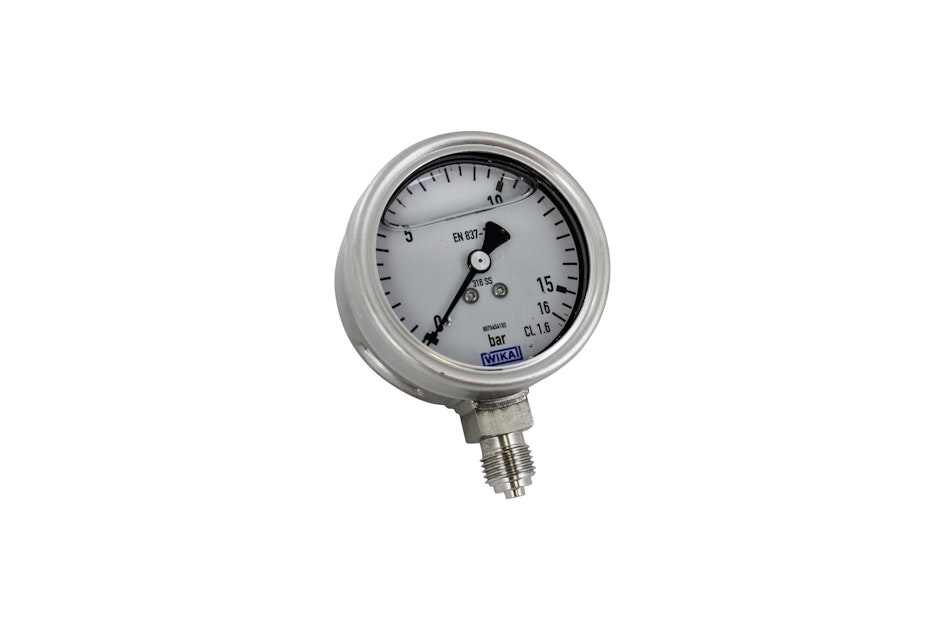 WIKA PRESSURE GAUGE 233.50.63.16 BAR LM G1/4B Pressure Gauges Onninen