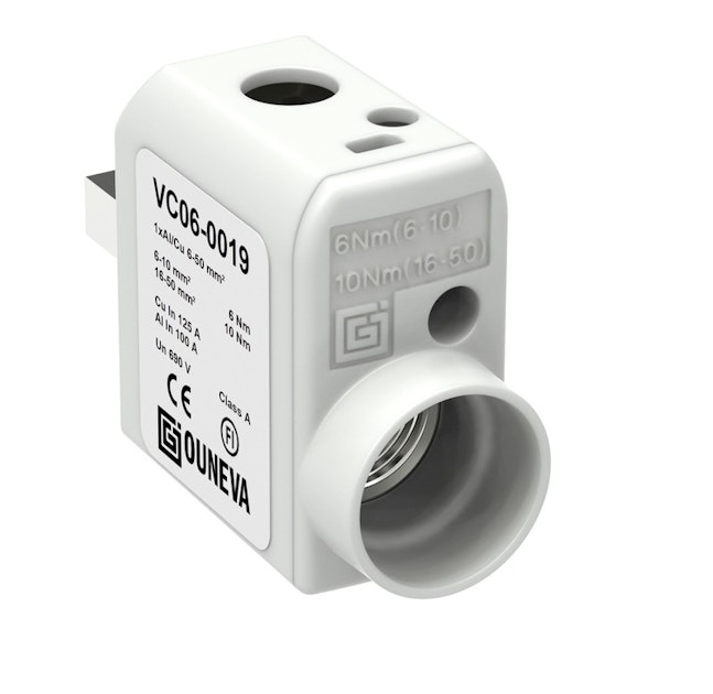 DEVICE CONNECTOR 50, 1xAl/Cu 650 mm2 Stigeledn. og avgr.klemmer