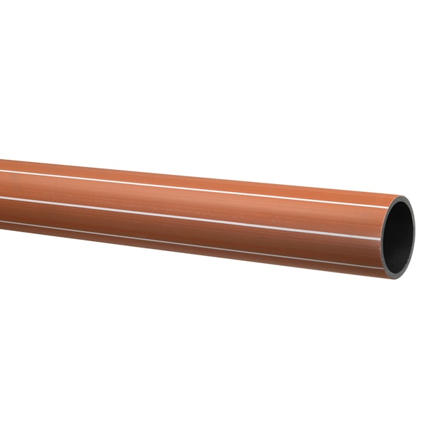 TRYCKRÖR PE100 RC SDR17 PN10 75X4,5MM L=12M BRUN | Tryckspillrör RC-rör ...
