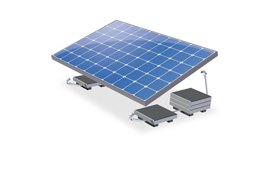 VAN DER VALK PV RACK VDV FLAT ROOF KIT 1PANEL 20° | Photovoltaic ...