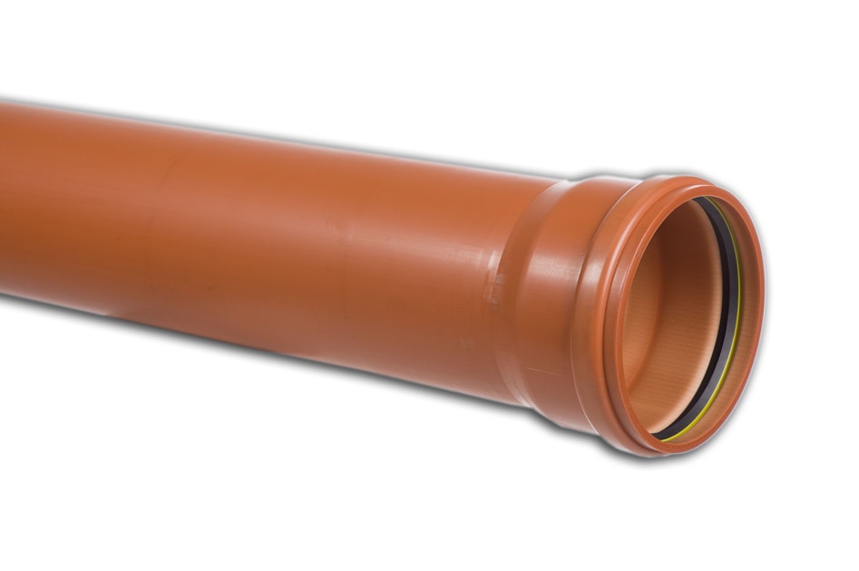 PP MARKRÖR 200X6,9X1000 ,EN-1852, SN8 | Avloppsrör, Mark PP | Onninen
