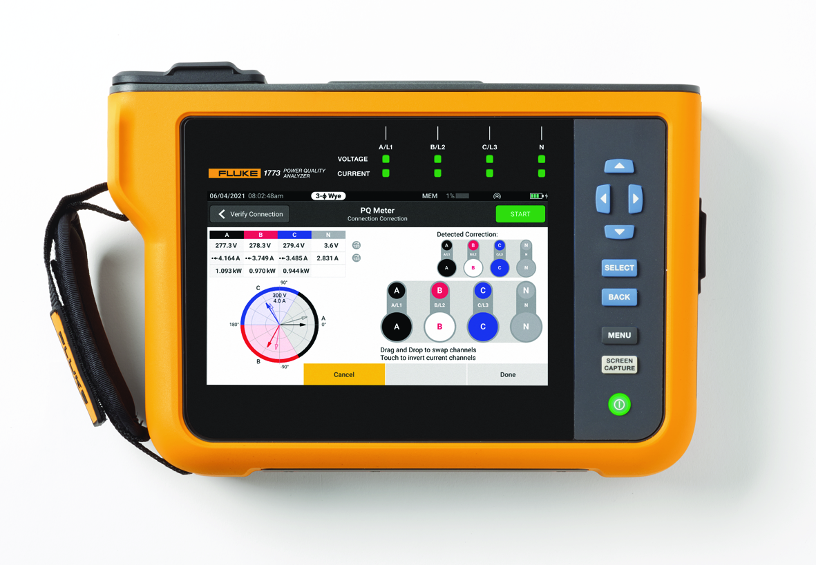 FLUKE POWER QUALITY ANALYZER FLUKE 1777 | Power Quality Meters | Onninen