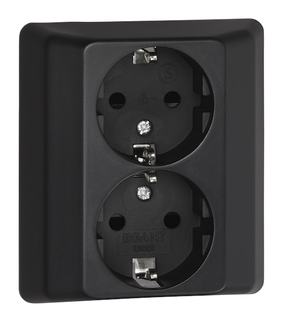 OPAL Flushtype wall socket outlet 2way earthed 250V,16A IP20 25