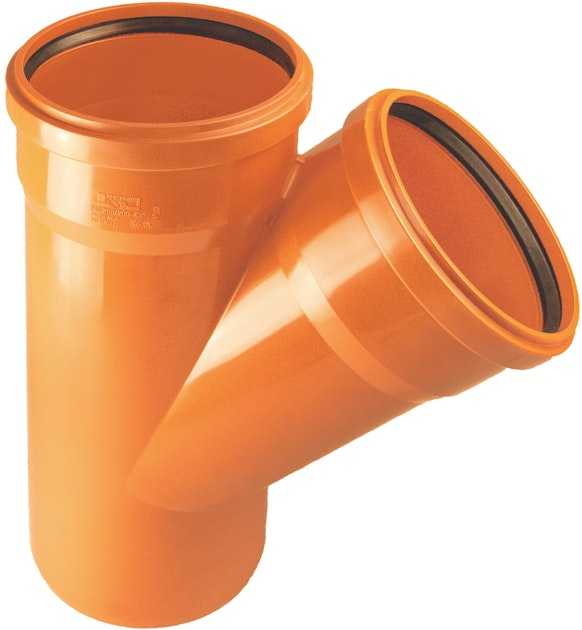 MARKGRENRÖR PVC 400/160X45GR. | Grenrör, Rensrör, Mark PVC | Onninen