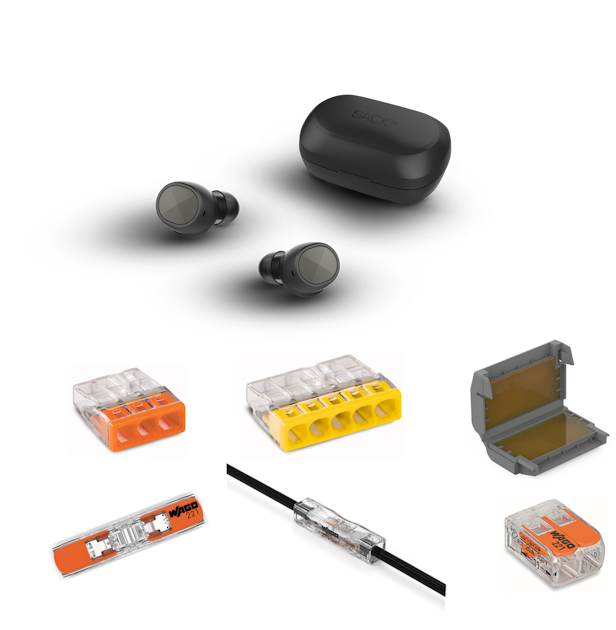 WAGO CONNECTOR ACCESSORY WAGO PROFISET ASSORTMENT 460pcs Row Strips