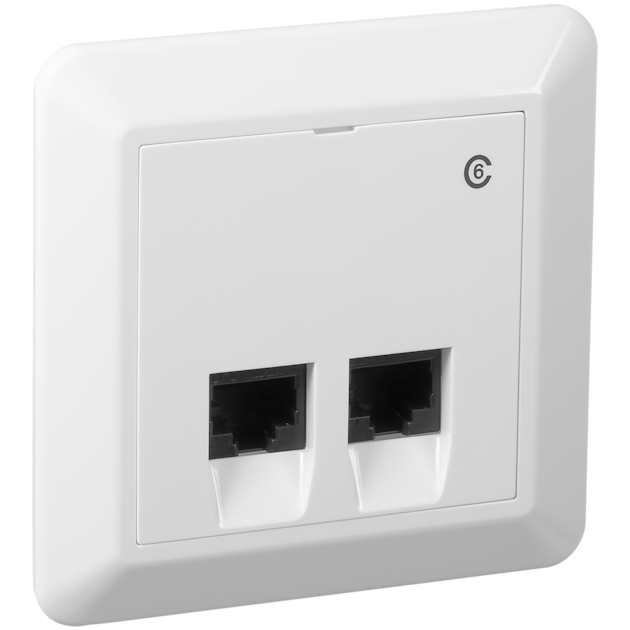 Utp Rv Location MODULARUTTAG 2XRJ45 RAK C6 UTP RV | Datauttag | Onninen