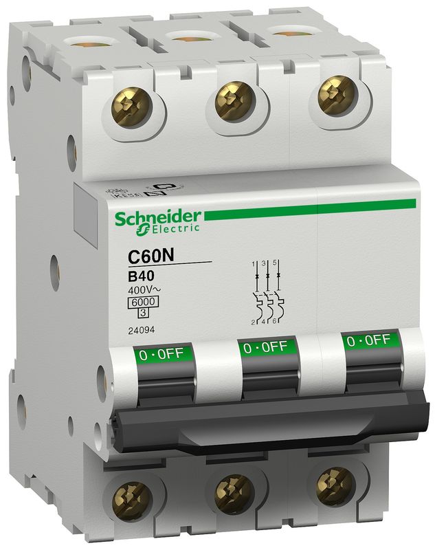 SCHNEIDER ELECTRIC CIRCUIT BREAKER C60N 3P 32A C | Circuit Breakers ...