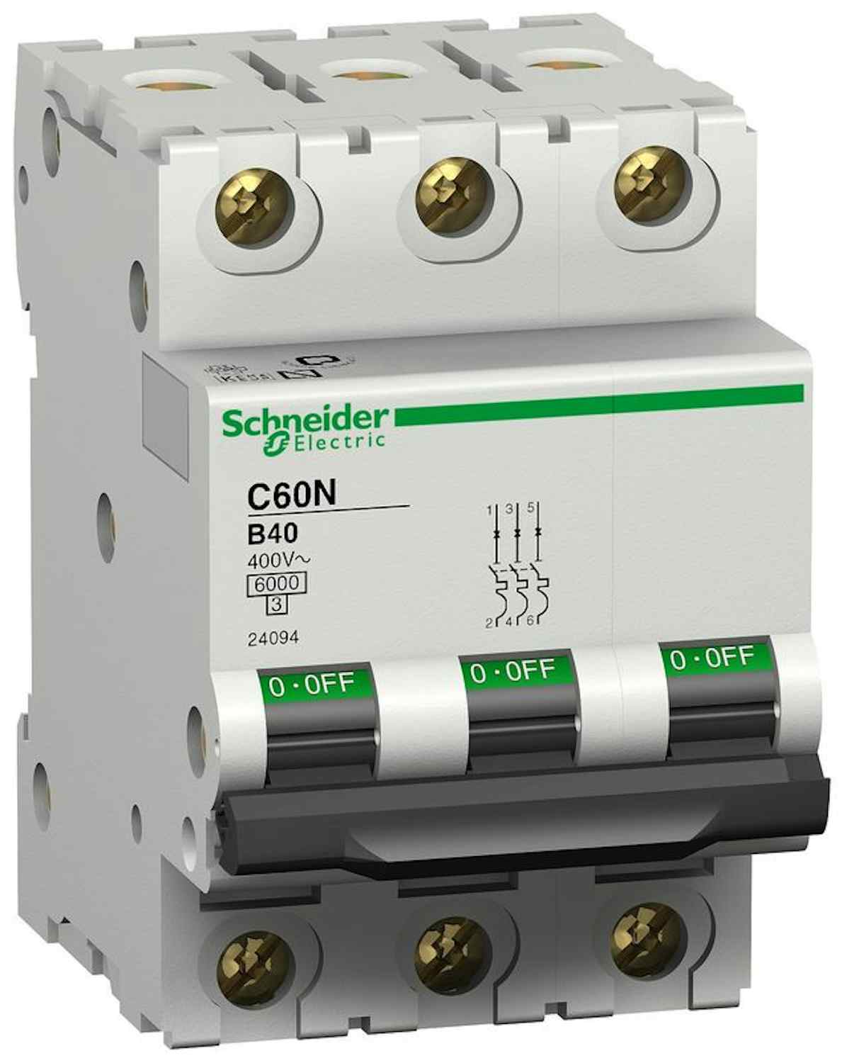 SCHNEIDER ELECTRIC CIRCUIT BREAKER C60N 3P 32A C Circuit Breakers schneider-electric-circuit-breaker-c60n-3p-32a-c-circuit-breakers