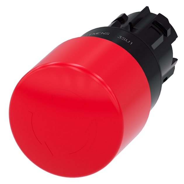 Nødstoppknapp rød 30mm Roter | Endebrytere mekaniske | Onninen AS