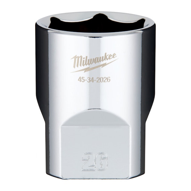 MILWAUKEE SOCKET MILWAUKEE 1/2in STANDARD 26mm Socket Sets Onninen